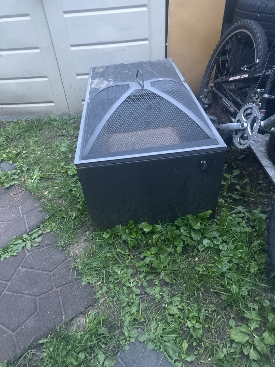 Rectangular Fire Pit with Grate Top - photo 3