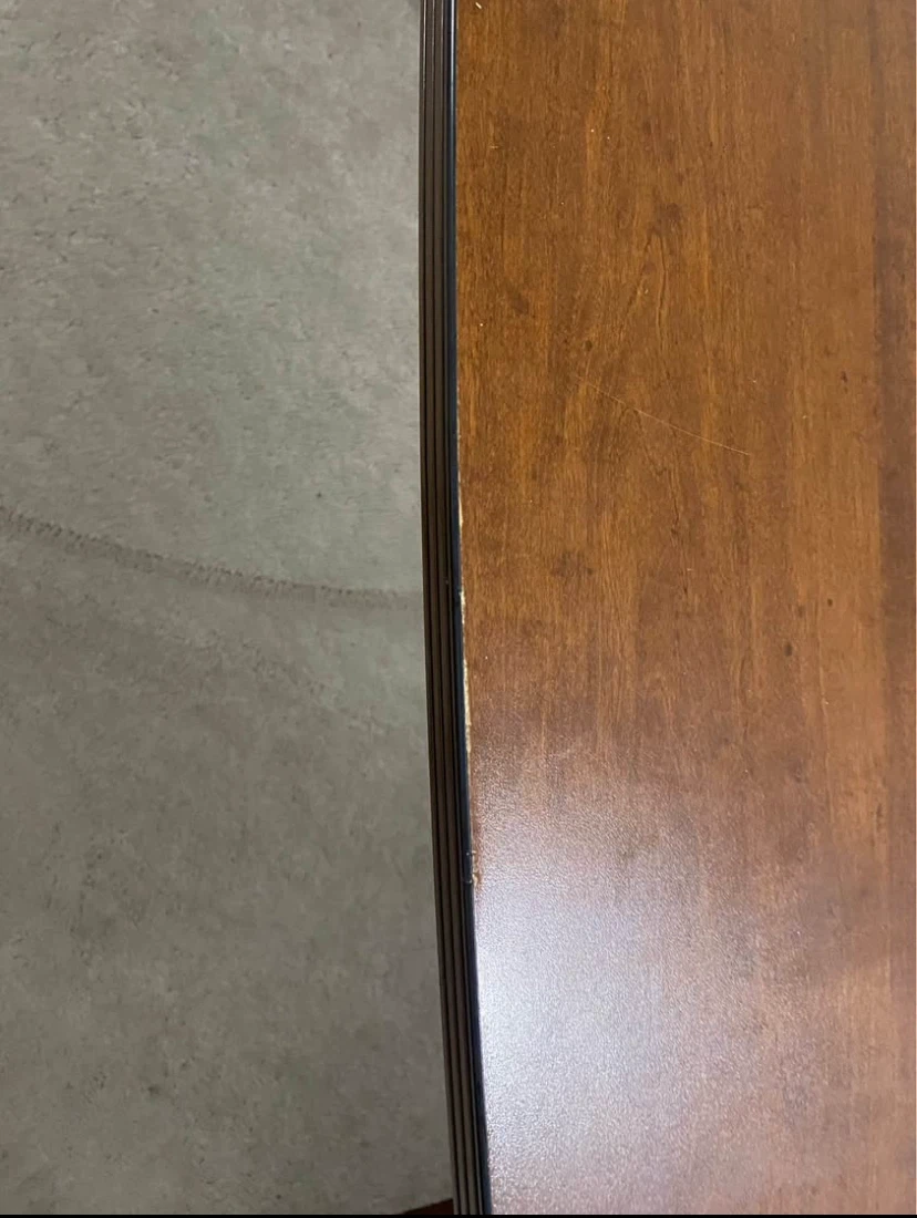 Wood grain office desk - photo 5