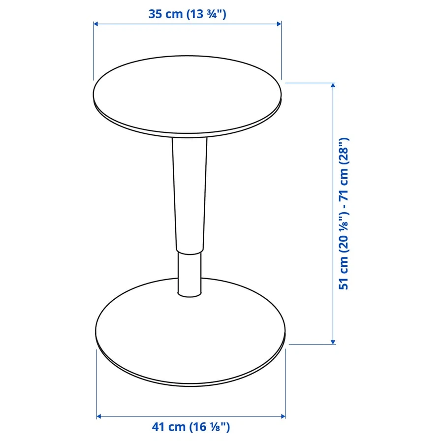IKEA NILSERIK ergonomic standing desk stool - photo 5