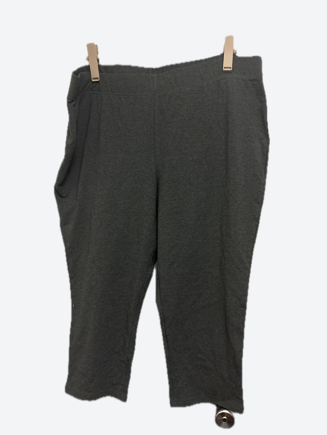 Dark Grey Cropped Pants