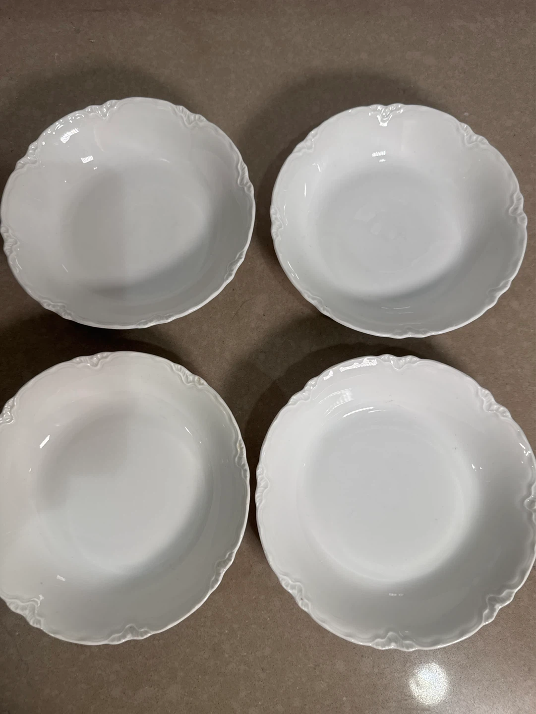 Set of 4 Racine Bavaria White Porcelain Bowls - photo 2