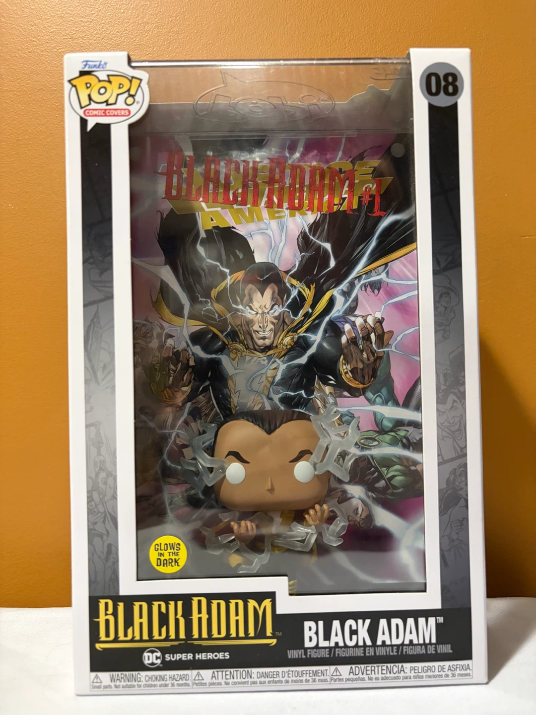 Black Adam Funko Pop! Comic Cover #08