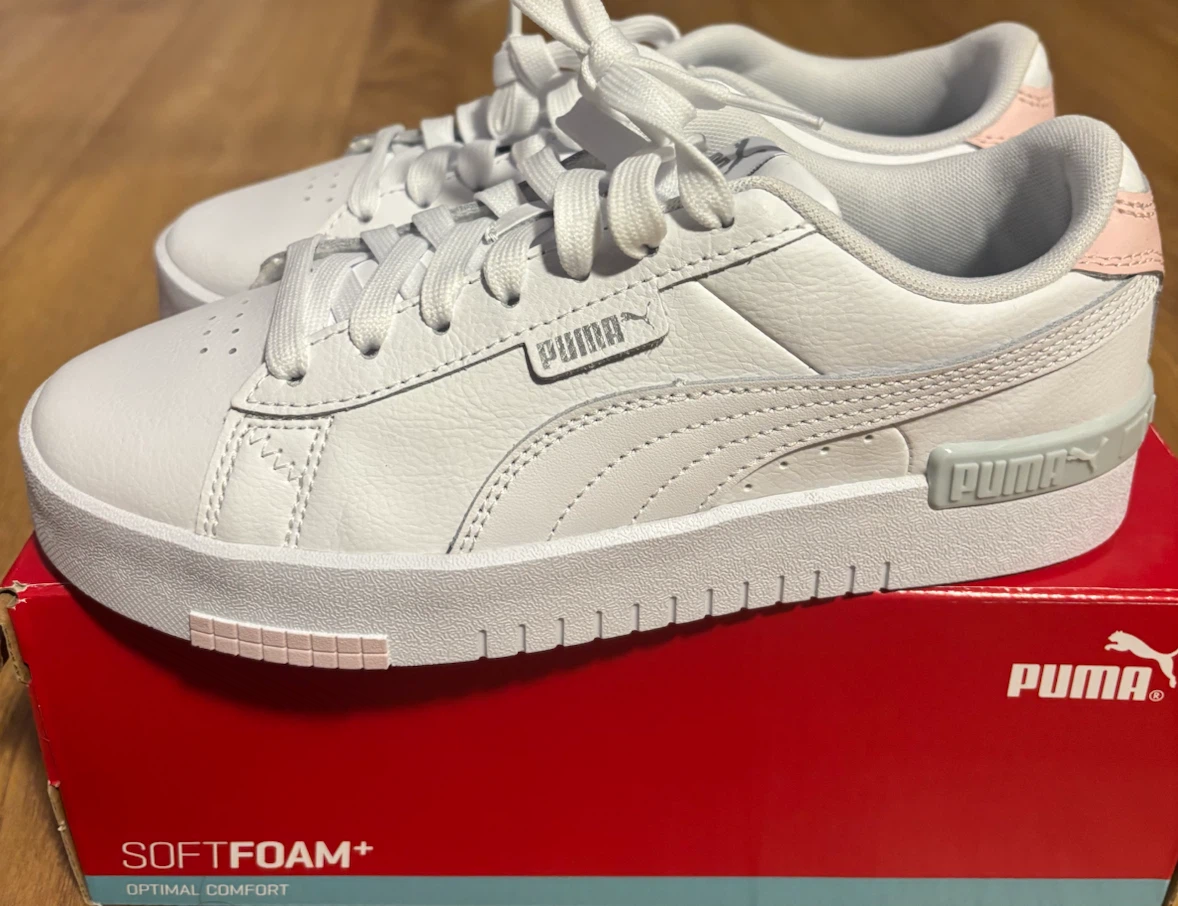 Puma Jada White Pink Silver Sneakers - Size 7 - photo 2