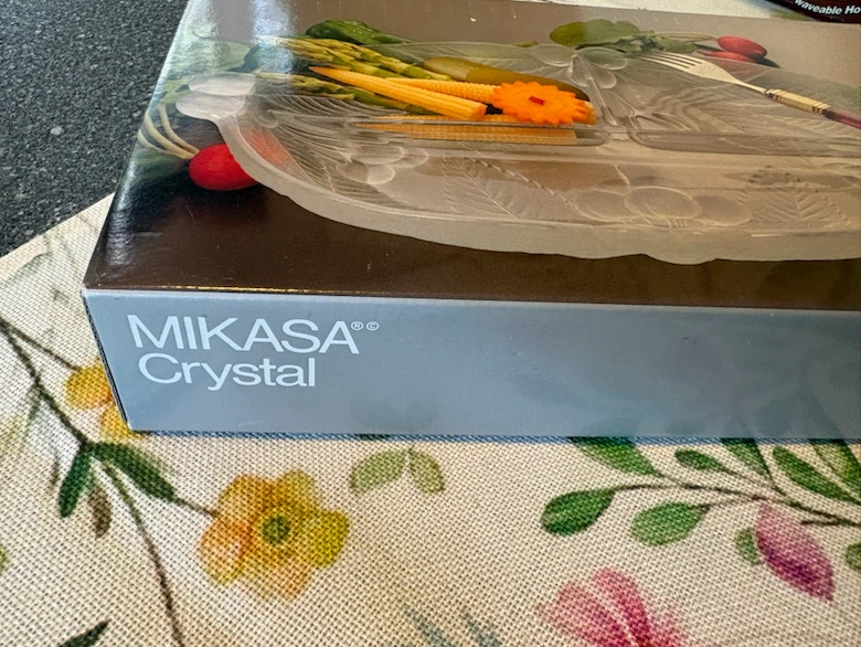 Mikasa Crystal Divided Serving Tray - photo 2