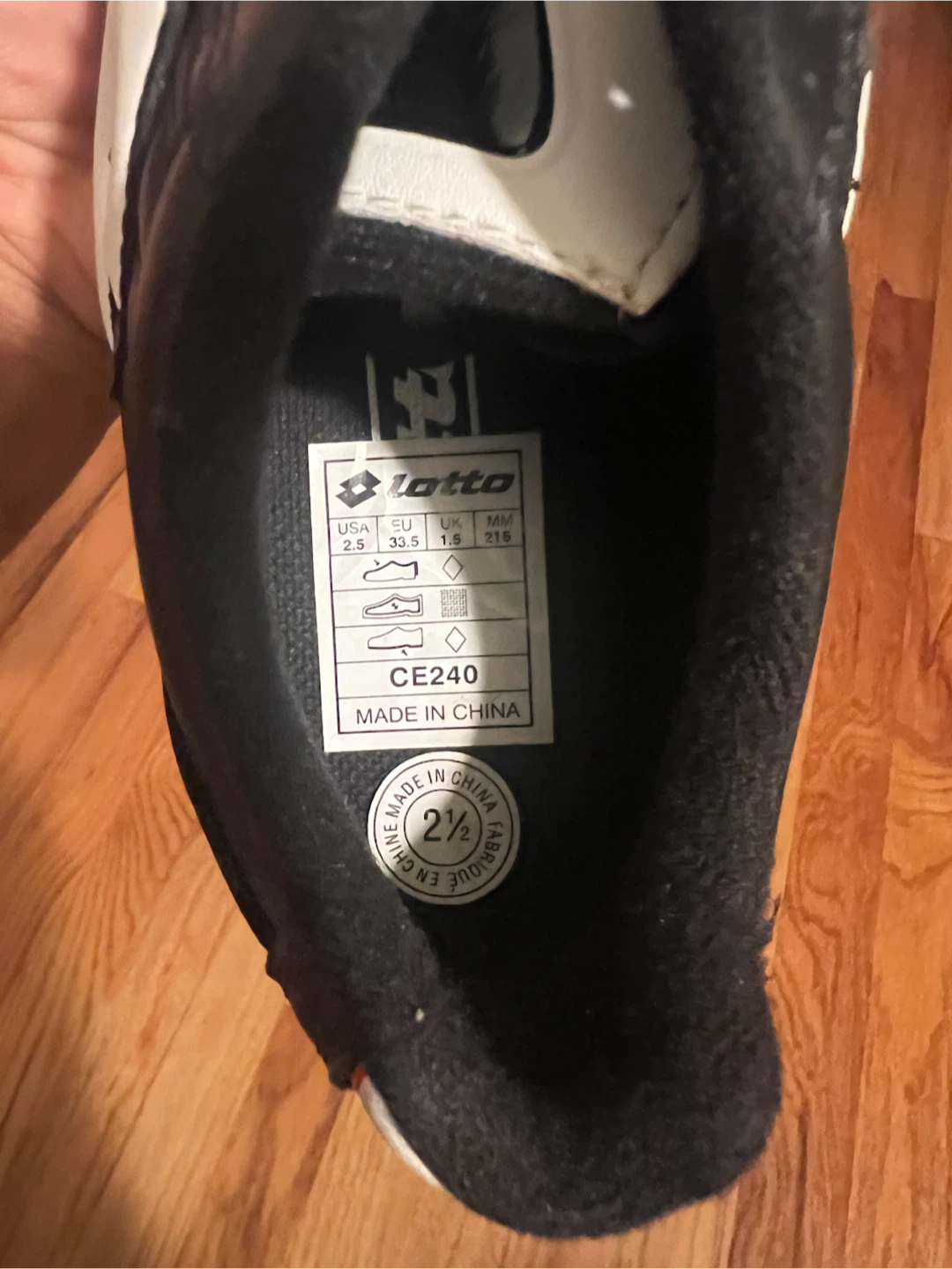 KIDS Lotto CE240 Soccer Cleats size 2.5 - photo 5