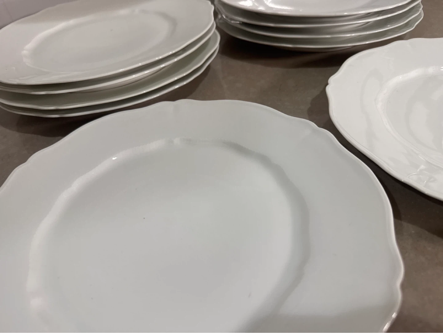 Thiriet Haviland Limoges France Scalloped Plates (Set of 10) - photo 2