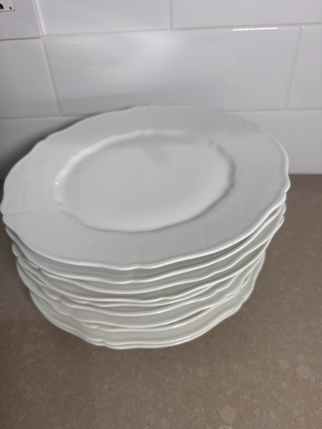 Thiriet Haviland Limoges France Scalloped Plates (Set of 10) - photo 4