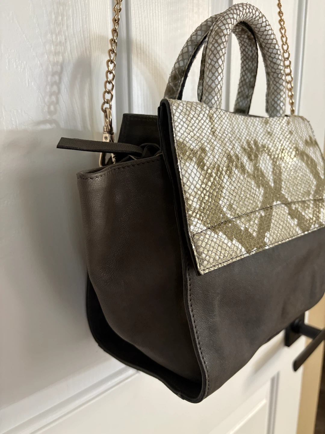 Vittoria Napoli “Barok” Genuine Leather Handbag - photo 5