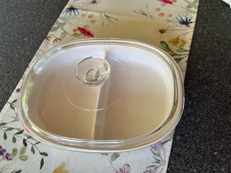 CorningWare Divided Dish with Lid