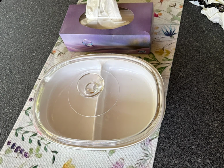 CorningWare Divided Dish with Lid - photo 3