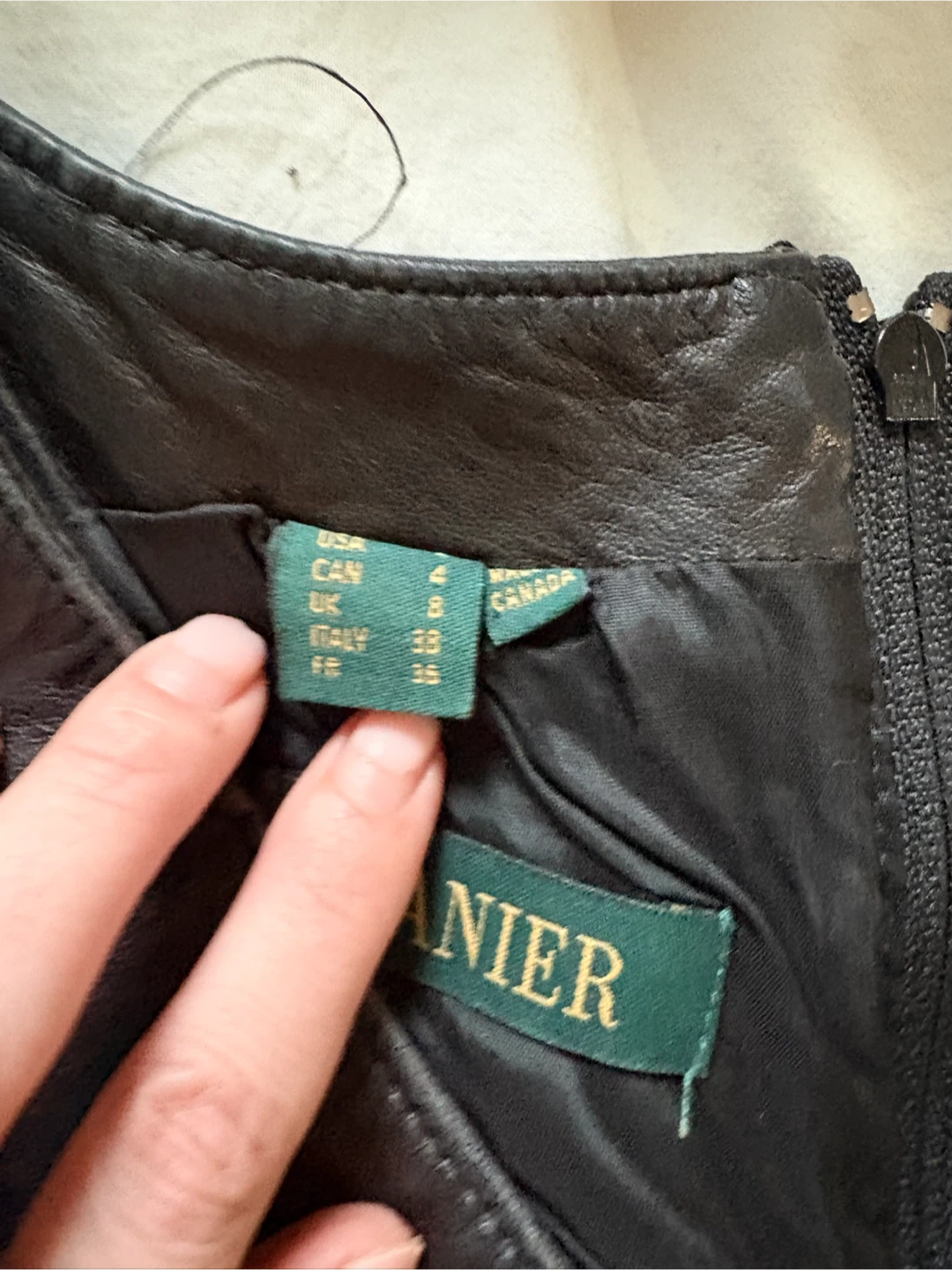 Daniel leather tank