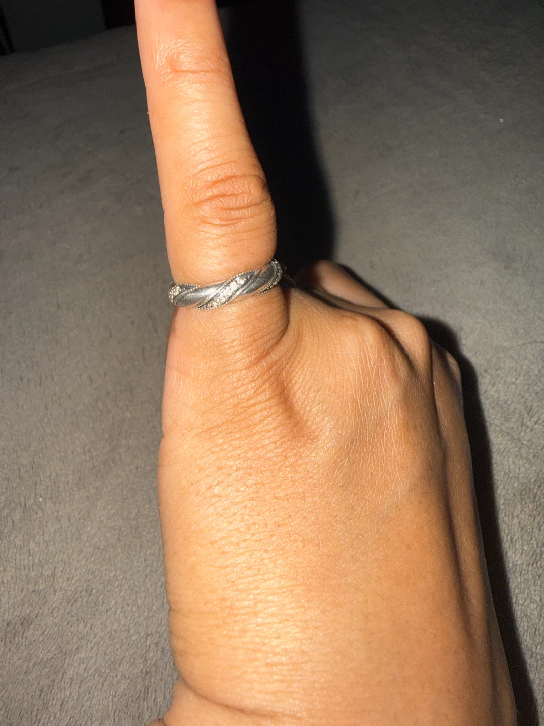 Silver Pandora Ring Size 5.5 - photo 4