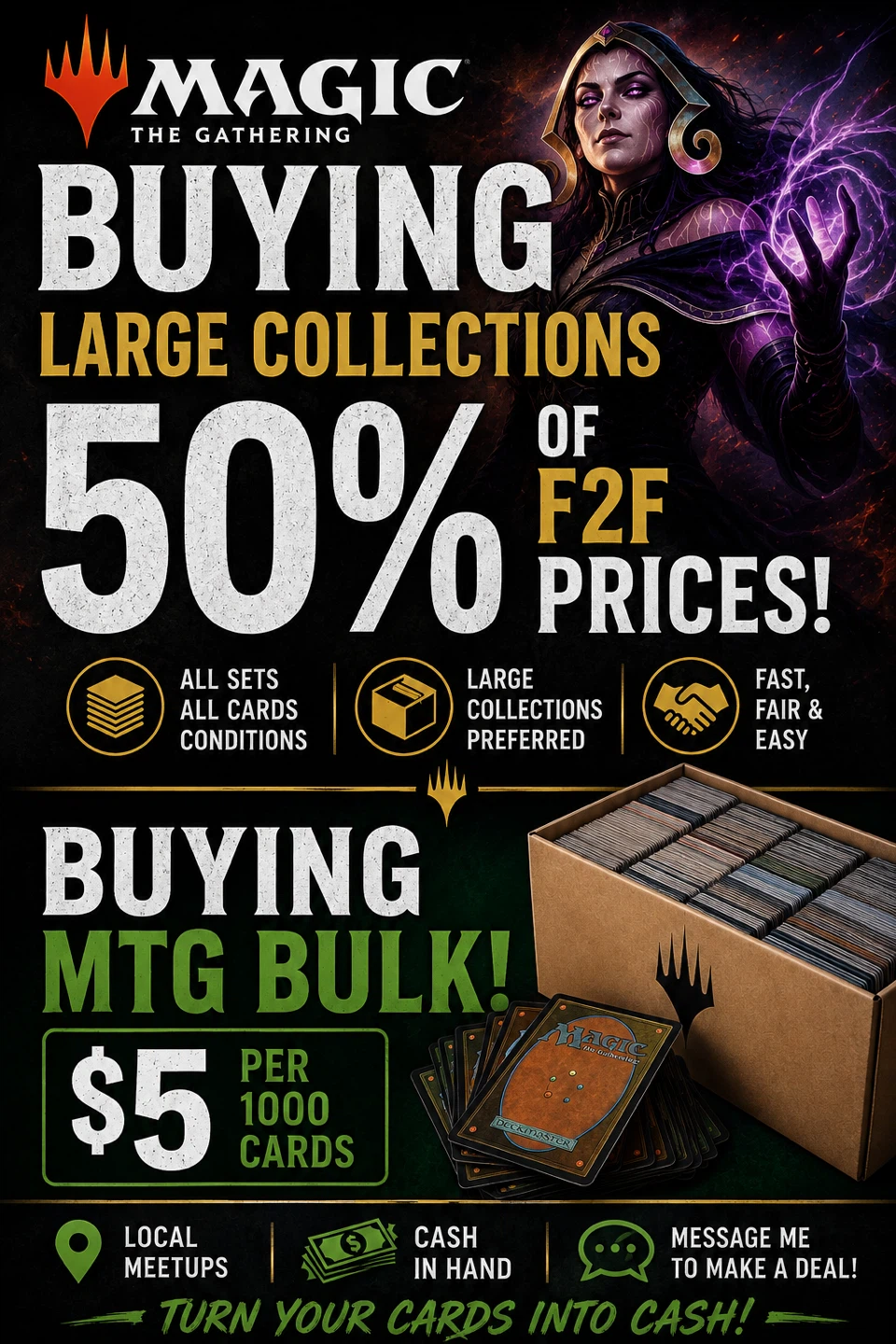 Magic The Gathering Cards - Buying Bulk & Collections