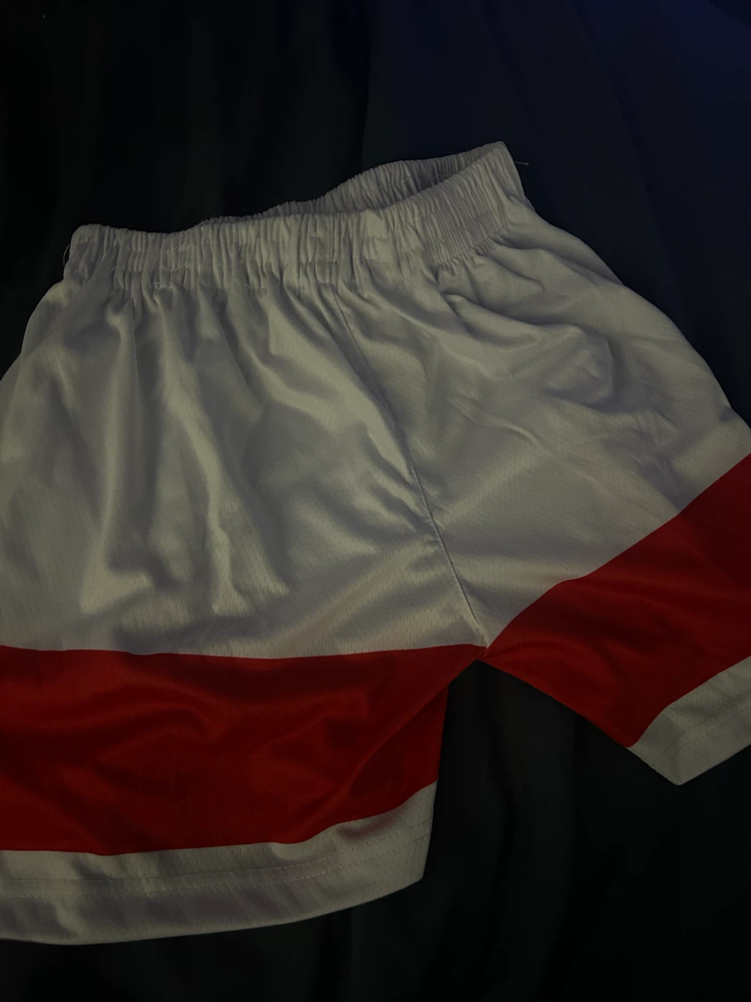 EYBL Basketball Shorts White/Red (HASNT BEEN USED) - photo 5