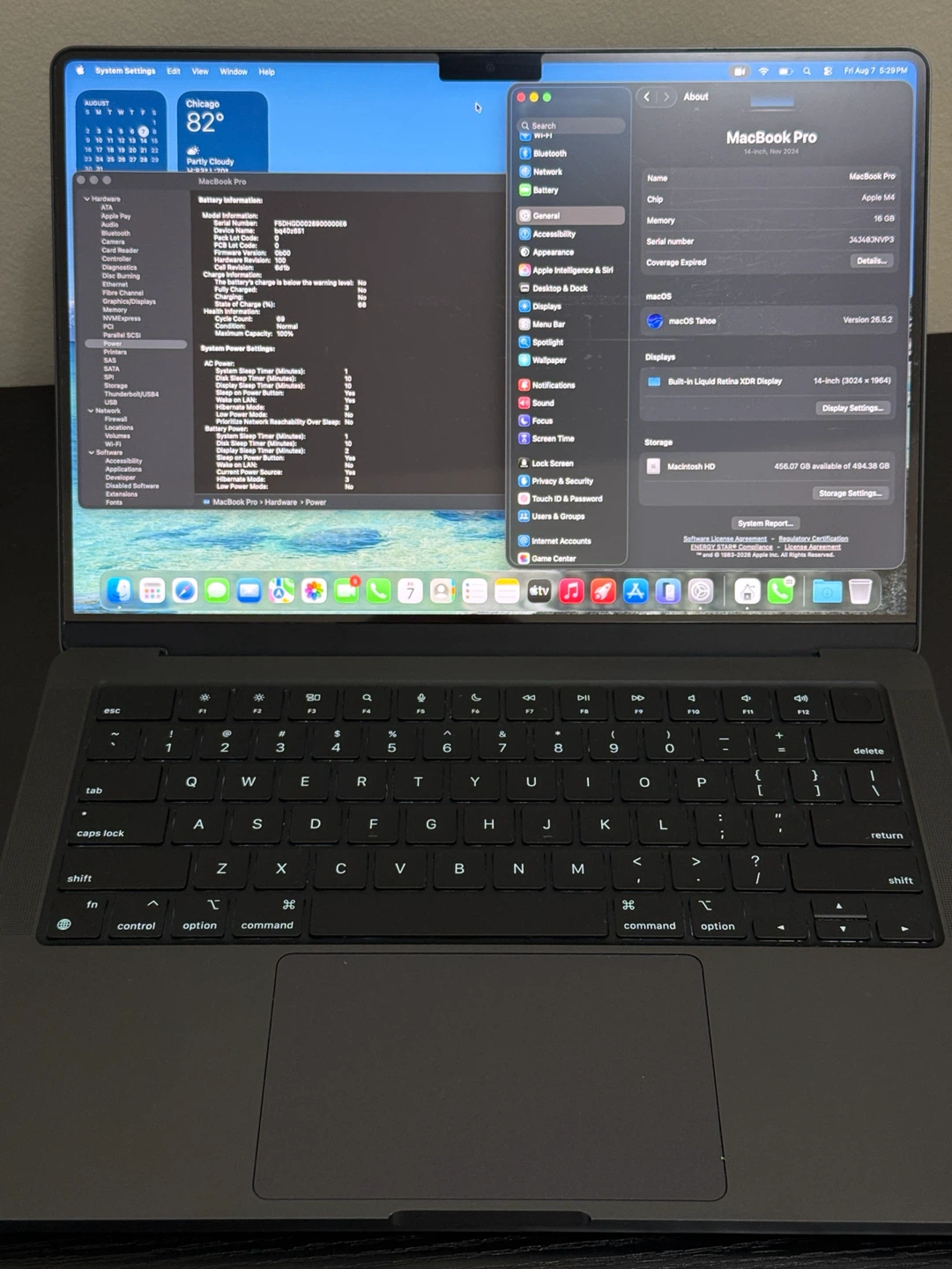 MacBook Pro 14-inch 2024 M4 16GB RAM 512GB SSD - Screen Issue - photo 2