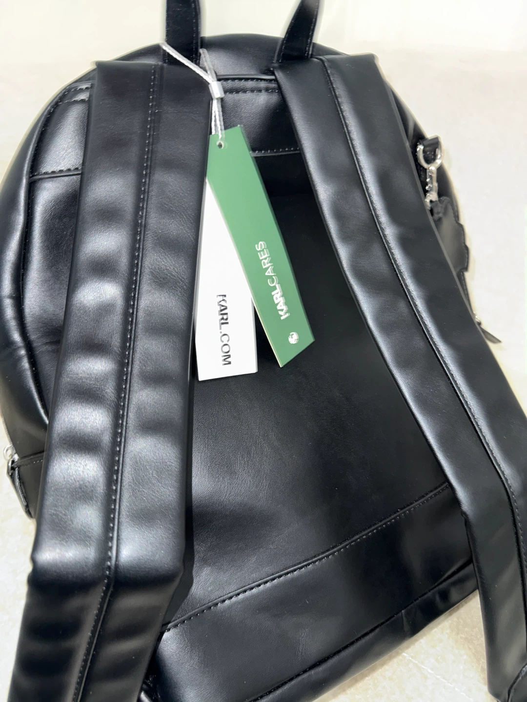 Karl Lagerfeld Black Backpack with Karlito graphic - photo 2