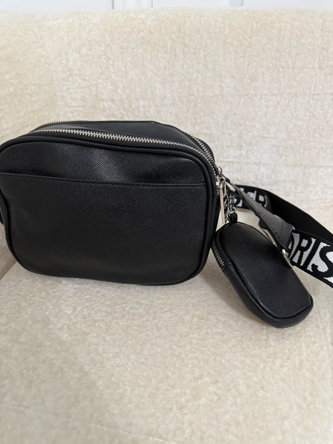 Karl Lagerfeld Black Crossbody Bag with Coin Pouch - photo 3