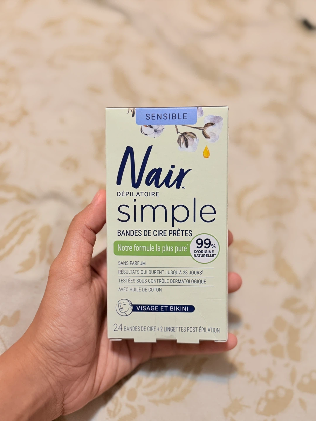 Nair Simple Face & Bikini Wax Strips