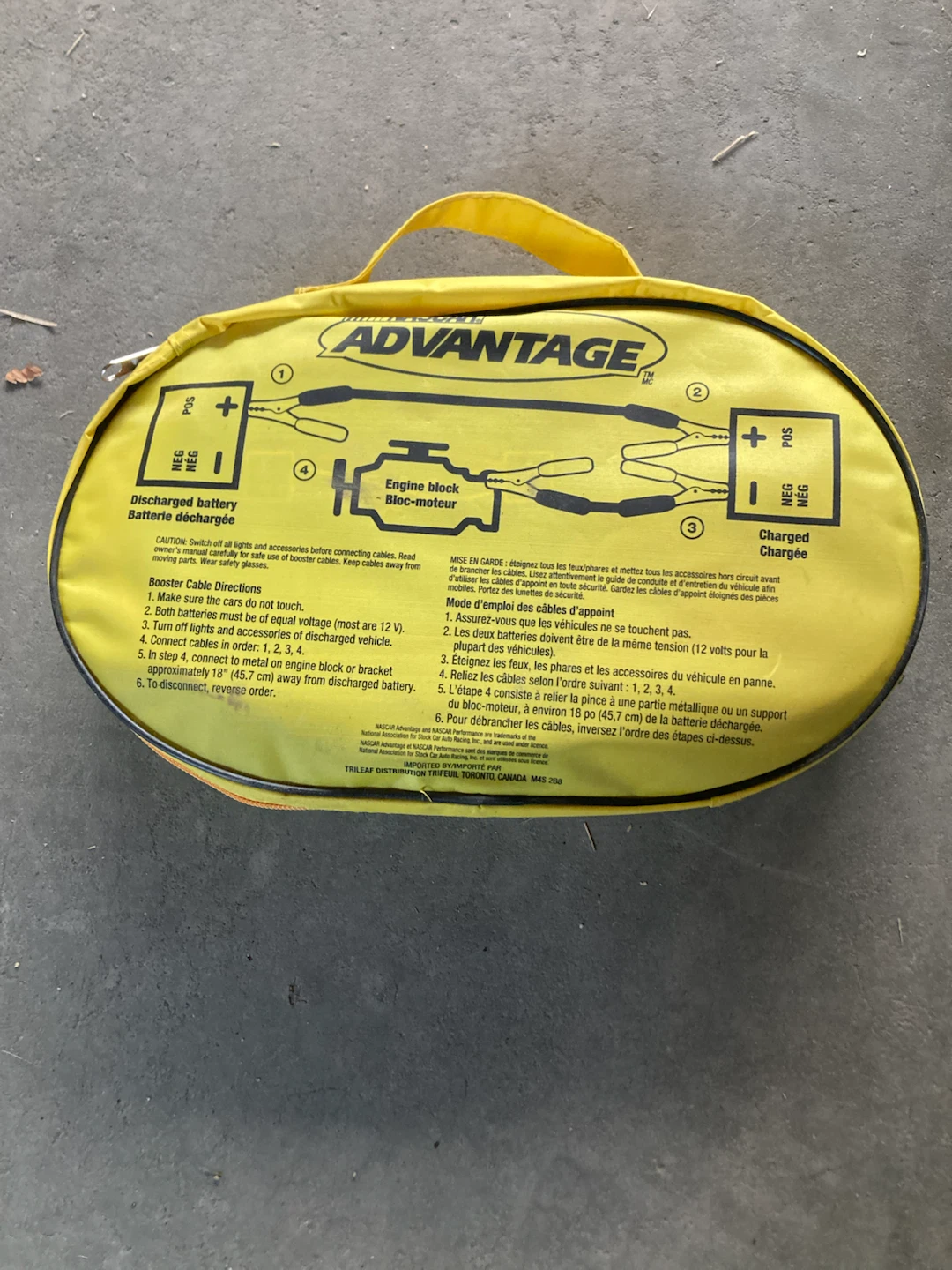 [FREE] NASCAR Advantage 8-Gauge Booster Cables (10 ft) - photo 2