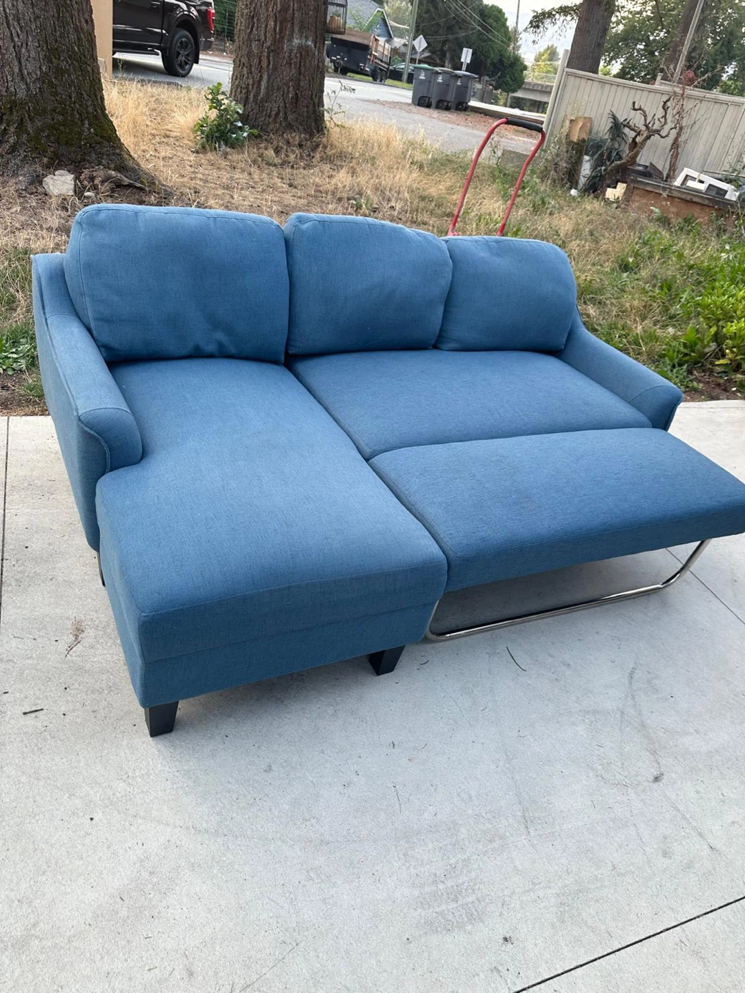 Blue Sectional Sofa - photo 2