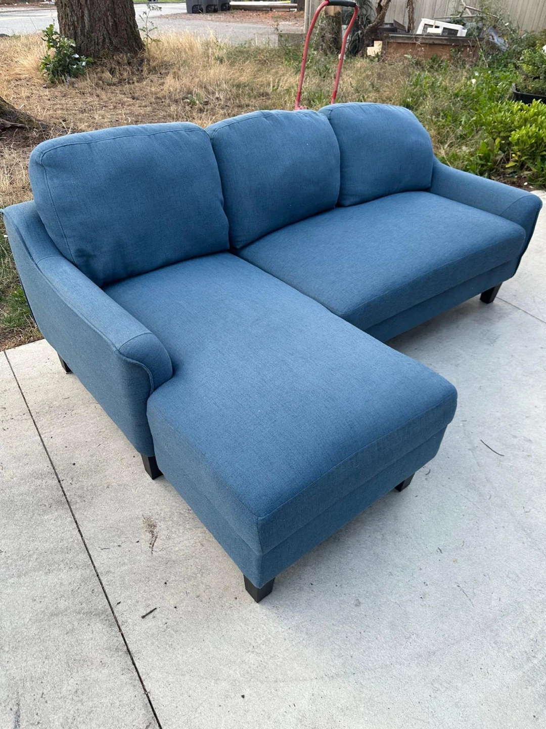 Blue Sectional Sofa - photo 3