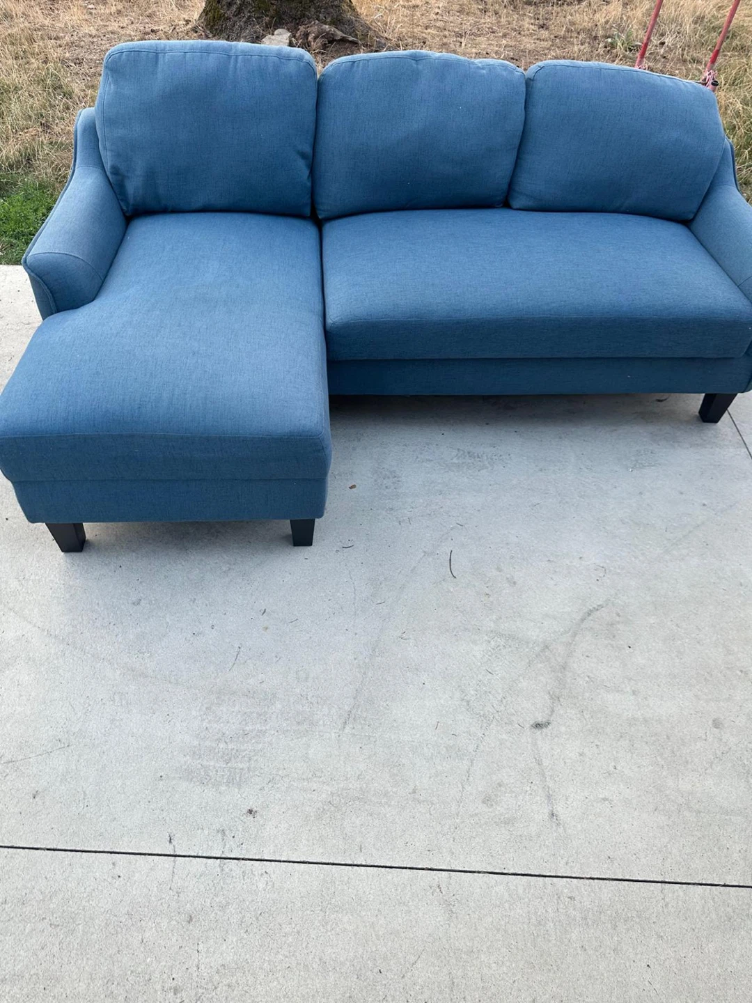 Blue Sectional Sofa - photo 5