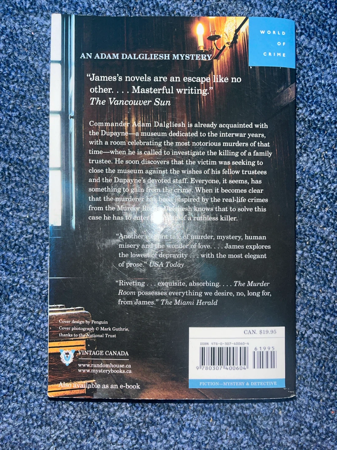 P.D. James The Murder Room Paperback Book - photo 2