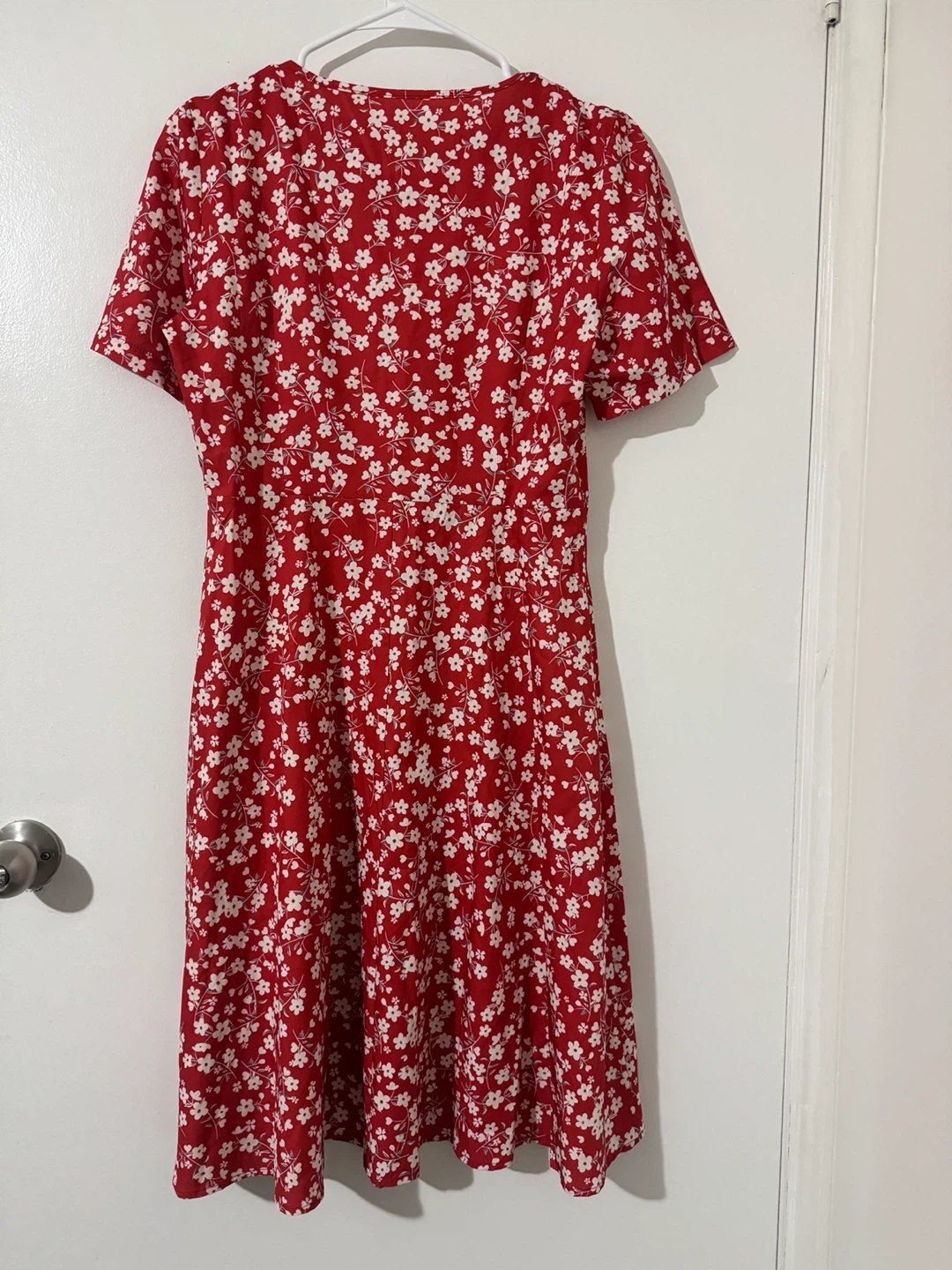 Red Floral Print Dress - photo 2