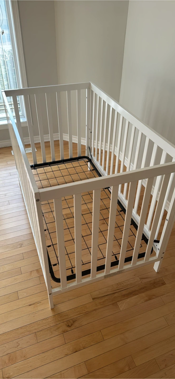 White Wooden Crib - photo 2