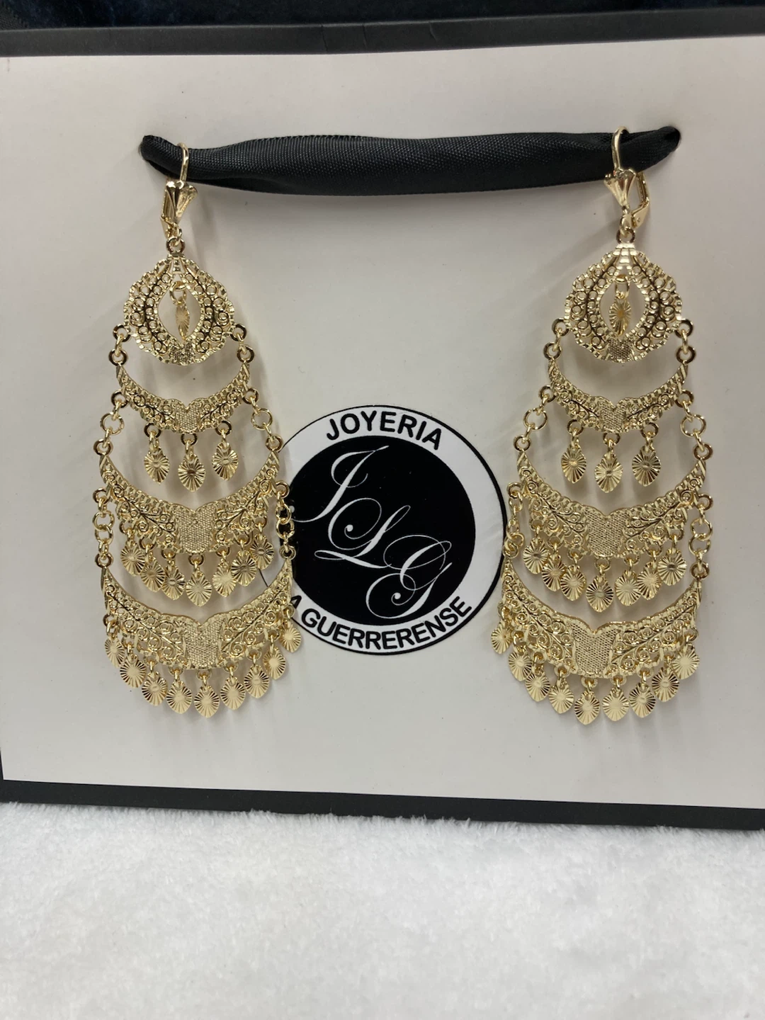 Gold Tone Chandelier Earrings - photo 2