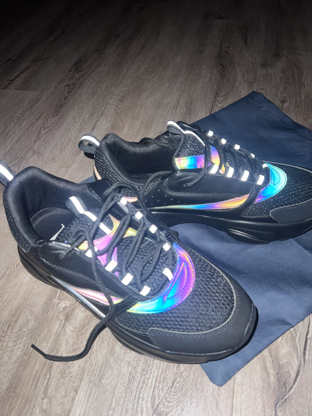 Dior, rainbow reflective shoes, designer - photo 3