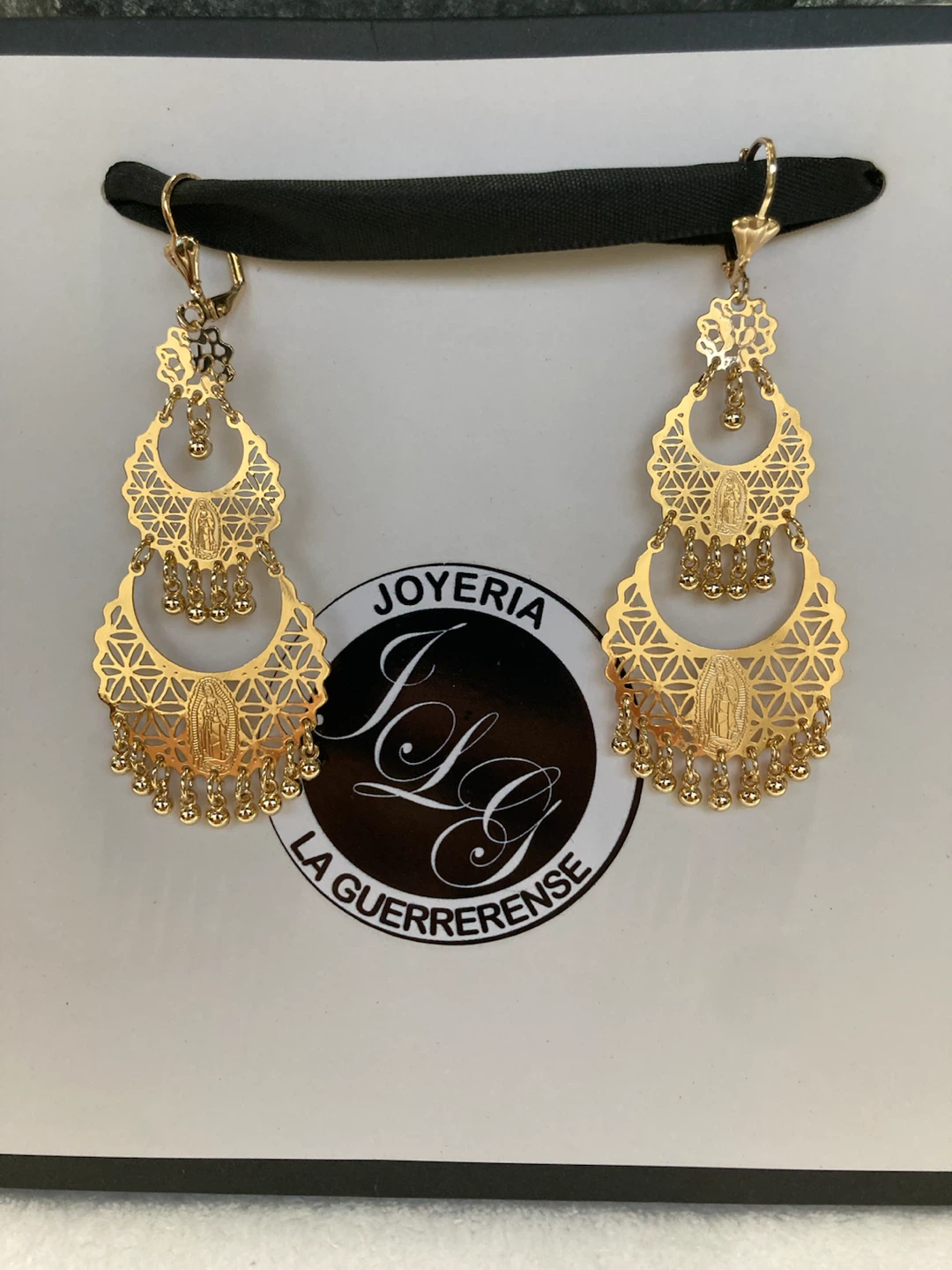 Gold Tone Dangle Earrings