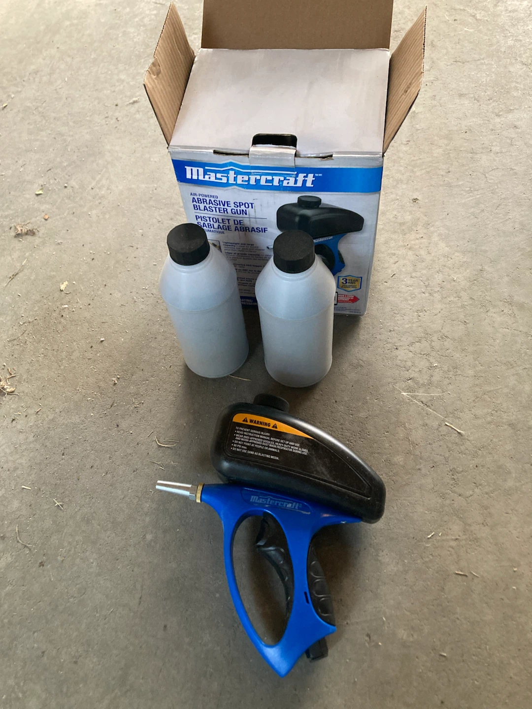Mastercraft Air-Powered Abrasive Spot Blaster Gun - photo 2