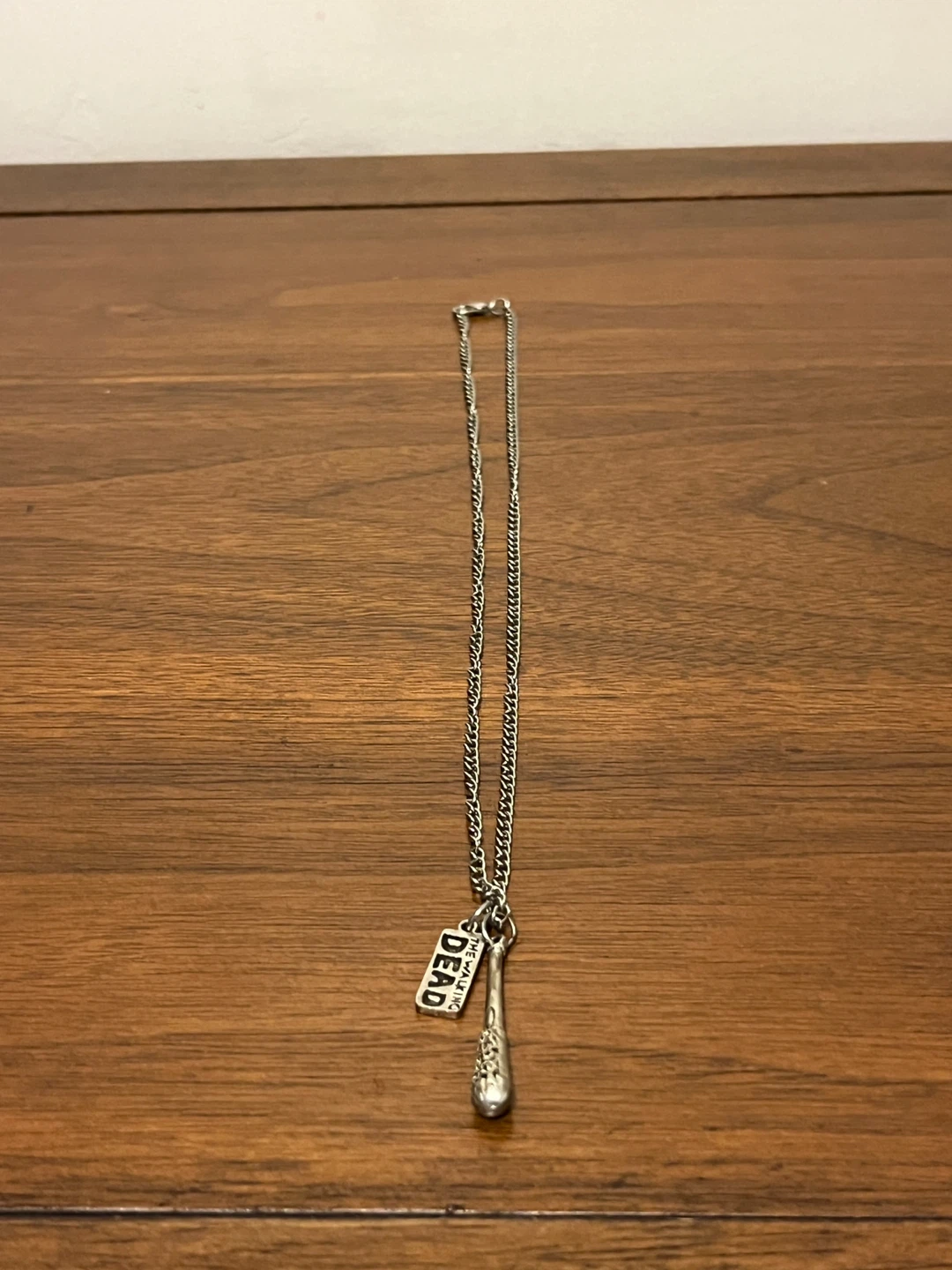 The Walking Dead Silver-Tone Charm Necklace