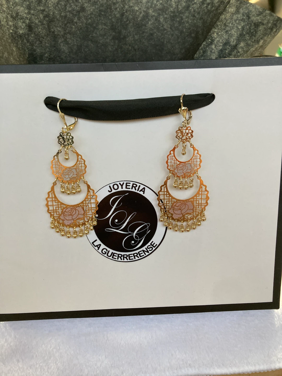 Gold Tone Dangle Earrings - photo 2