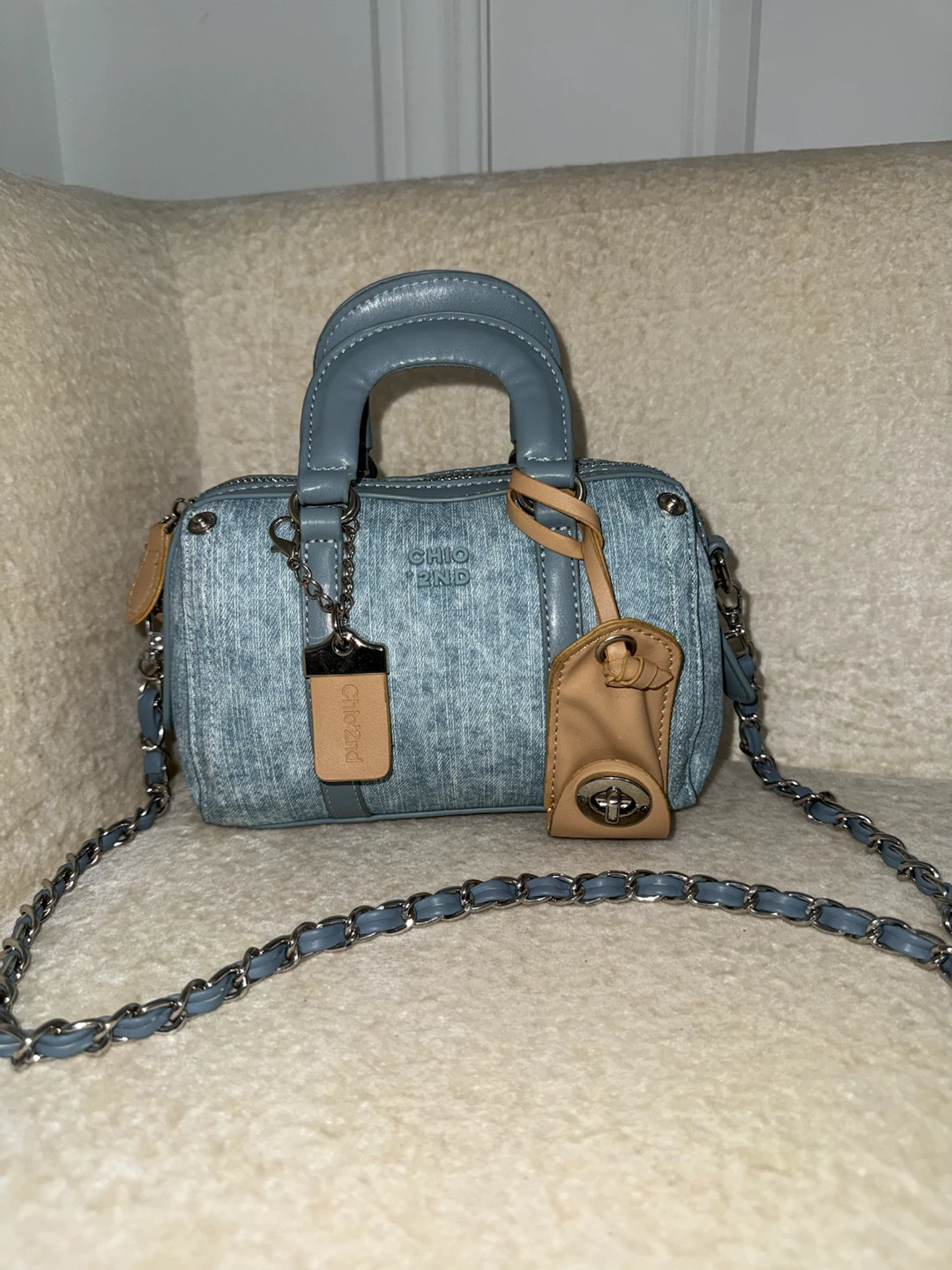 Chic-Zen Denim Barrel Bag - photo 2