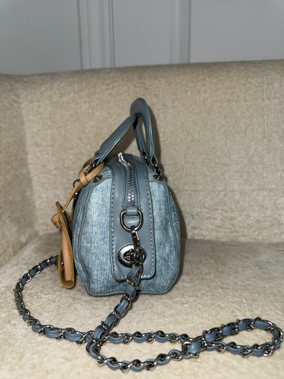 Chic-Zen Denim Barrel Bag - photo 4