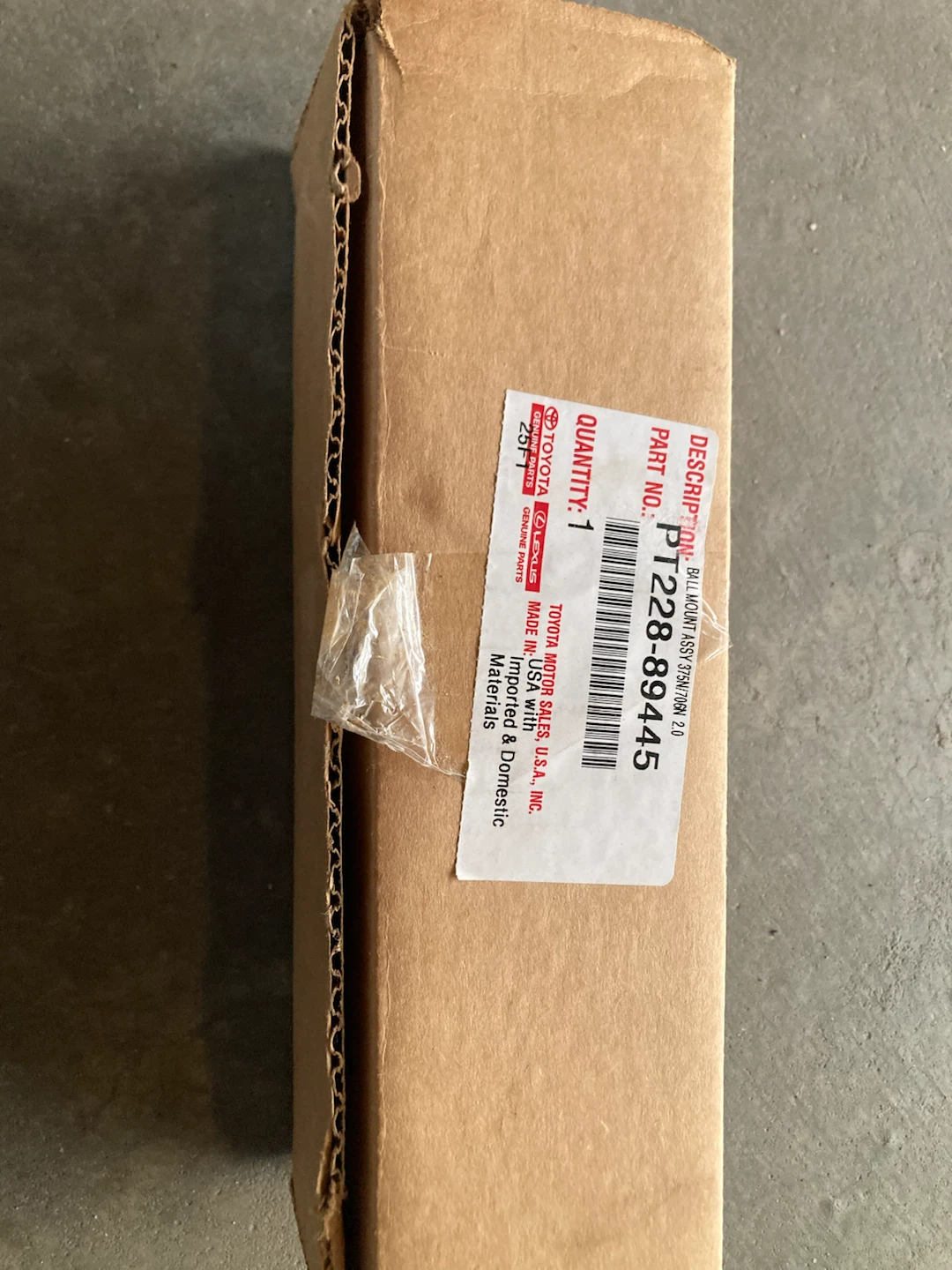 Toyota/Lexus 2" Hitch Ball Mount PT228-89445 - photo 5