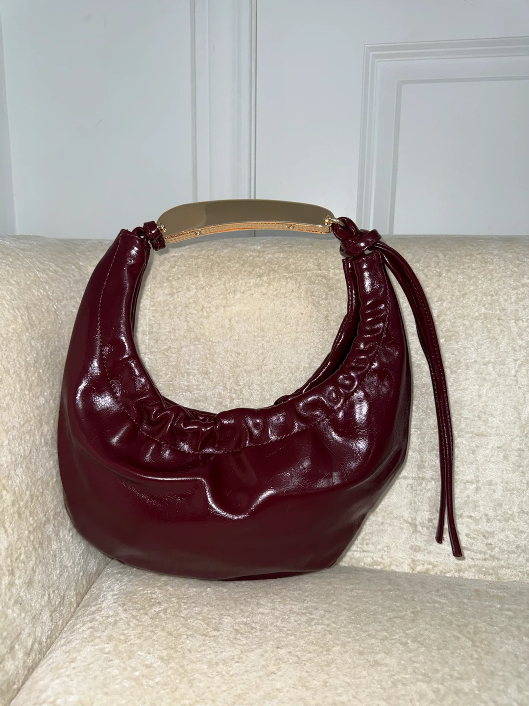ZIGN Women's Burgundy Hobo Handbag