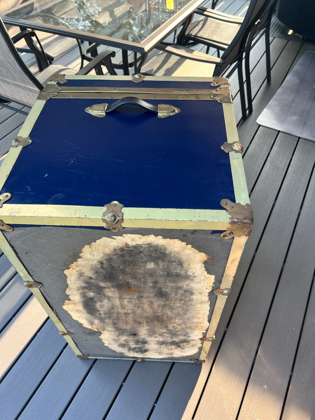Vintage Union Trunk & Luggage Co. Steamer Trunk - photo 5