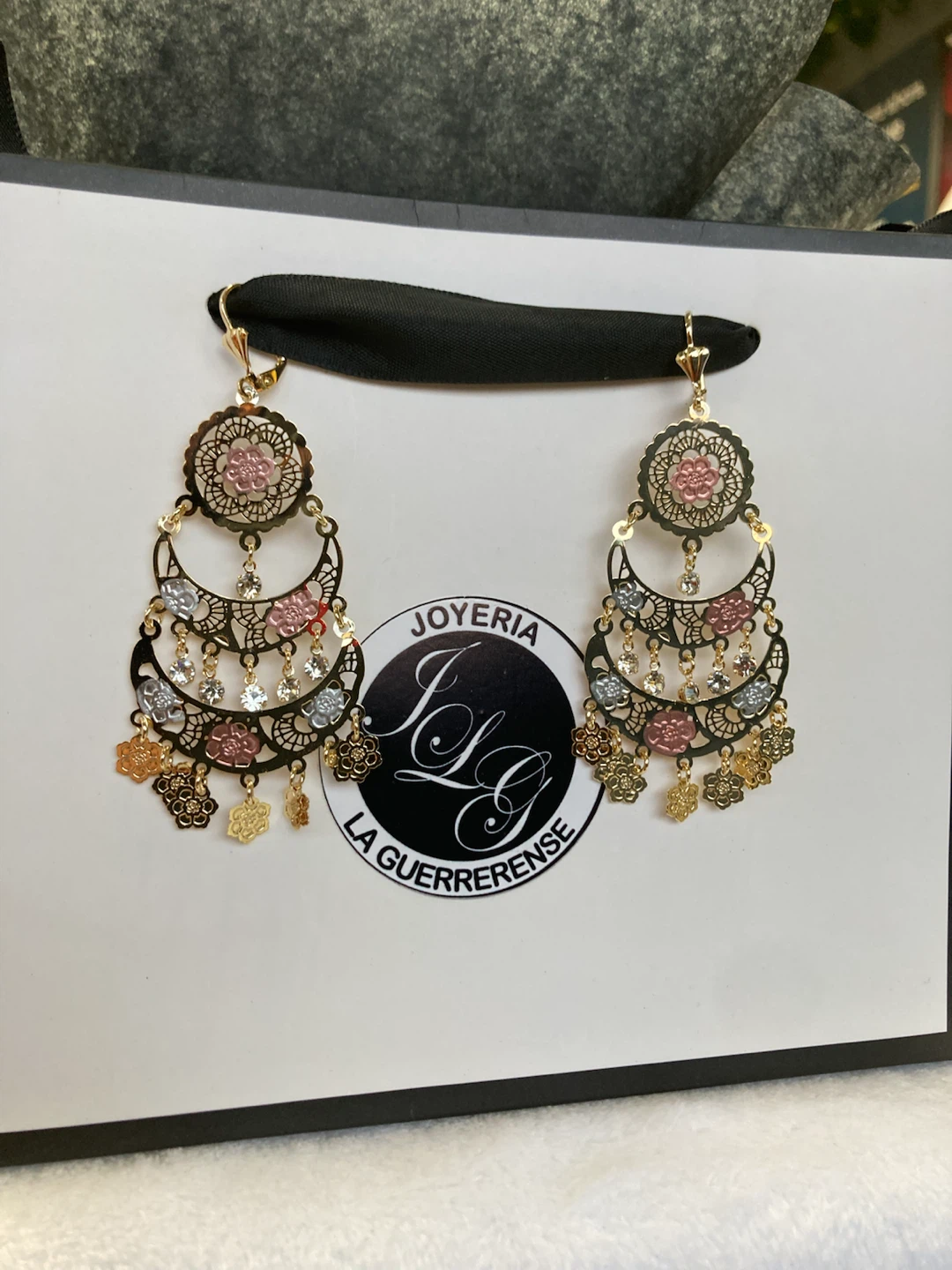 Gold Chandelier Earrings