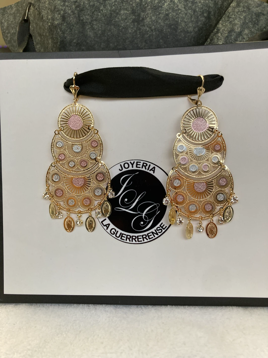 Gold Tone Chandelier Earrings - photo 2