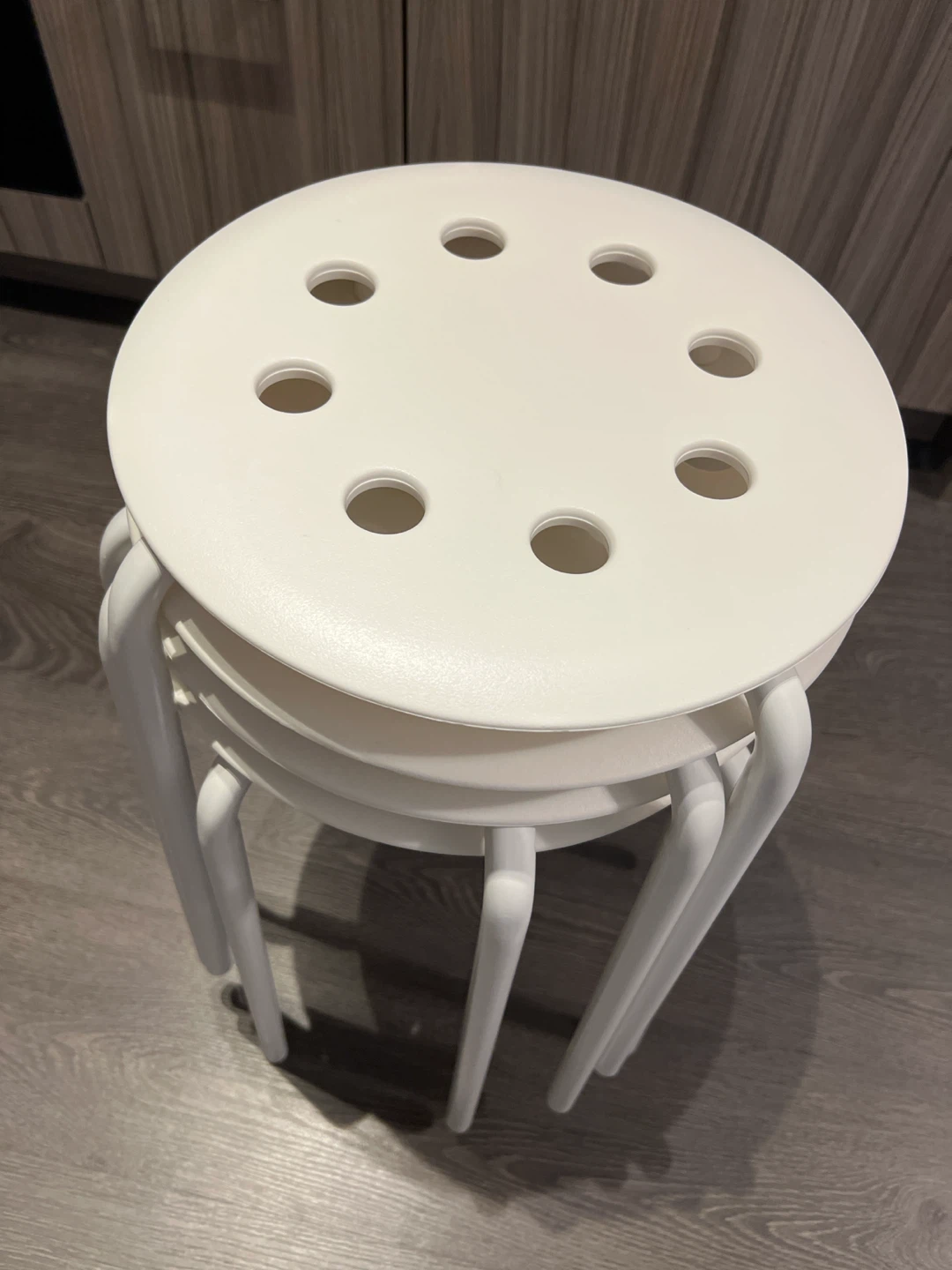 Stacking Stools - White (Set of 4) - photo 2