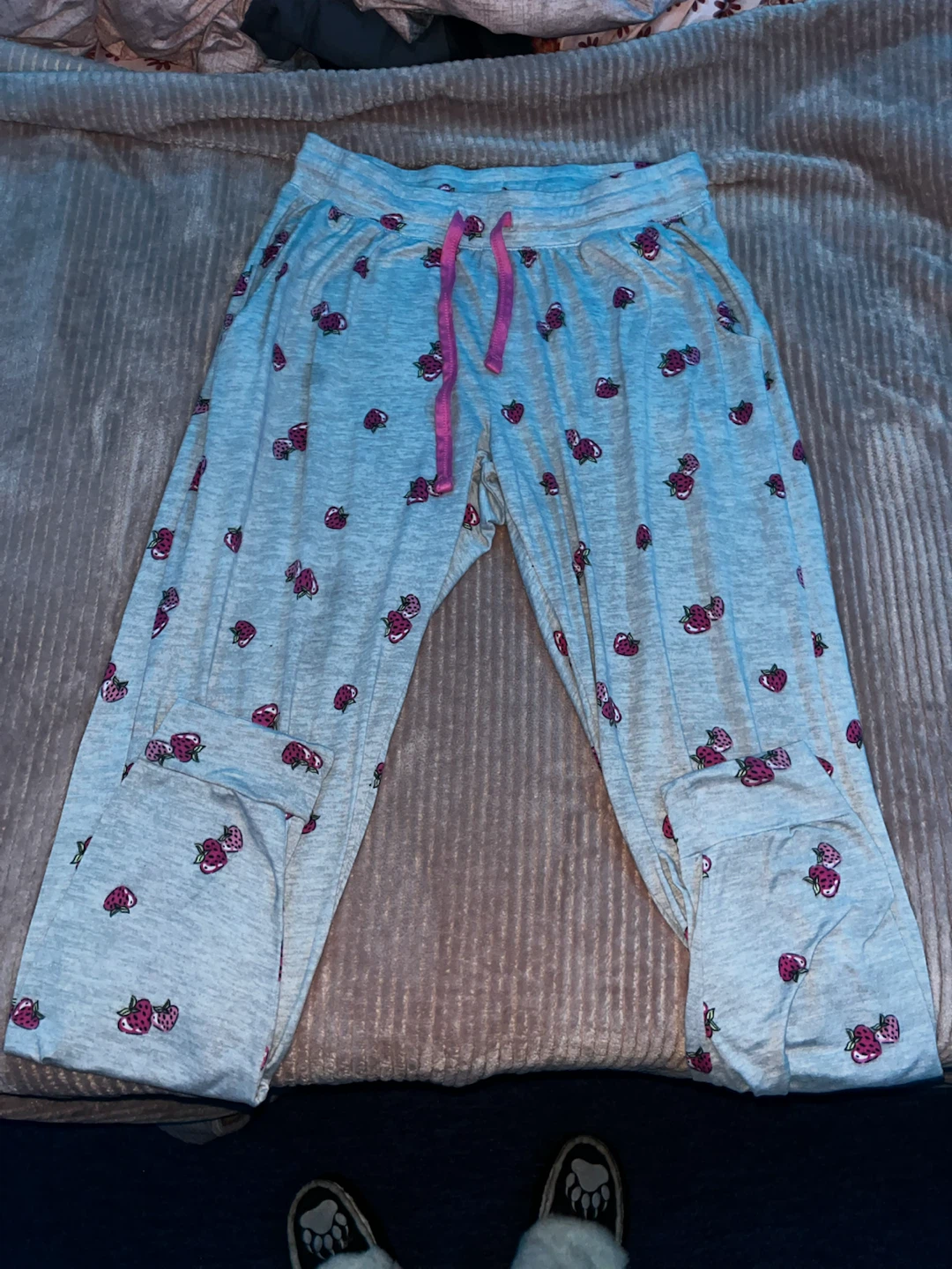 No Boundaries Strawberry Pajama Pants