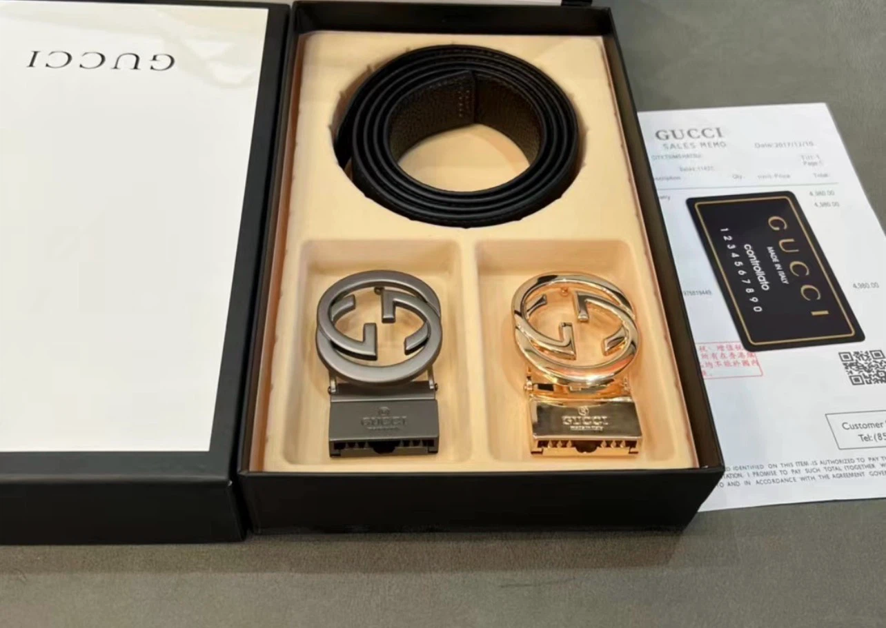 Gucci Belt Set with Two Buckles