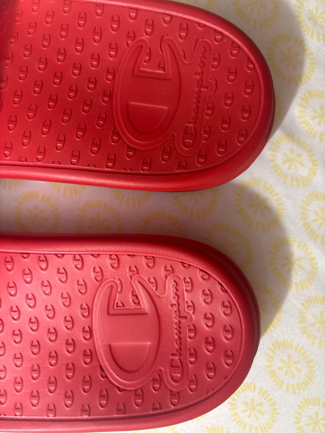 Champion Red Slide Sandals - photo 3
