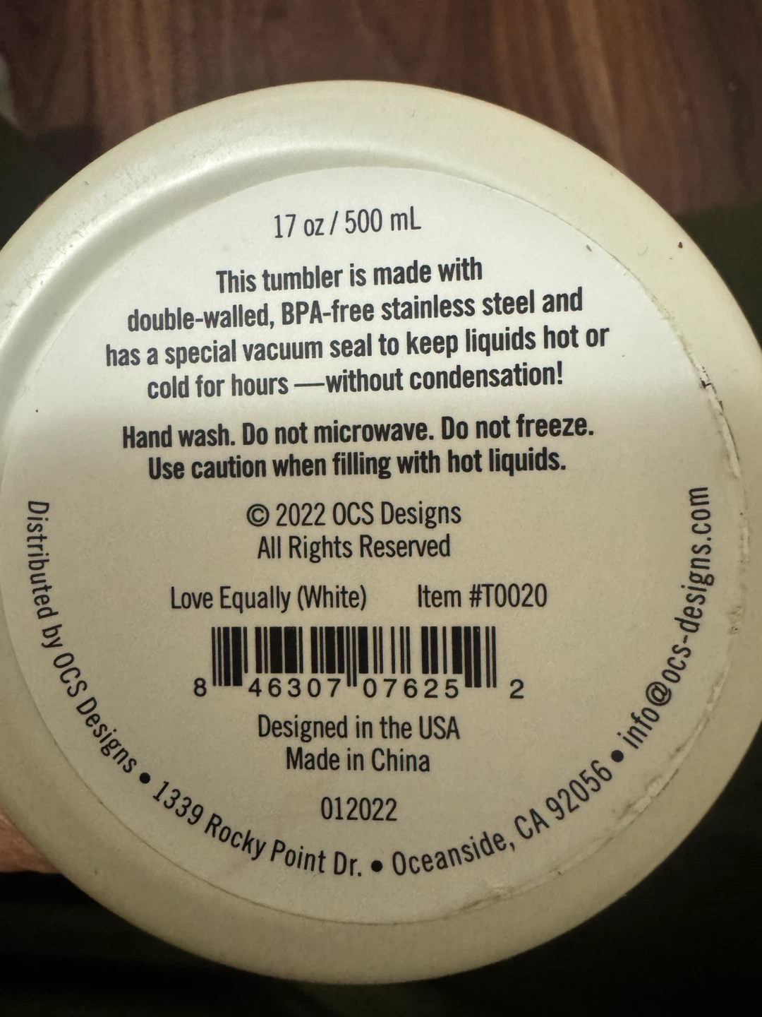 OCS Designs  Tumbler 17 oz - photo 3