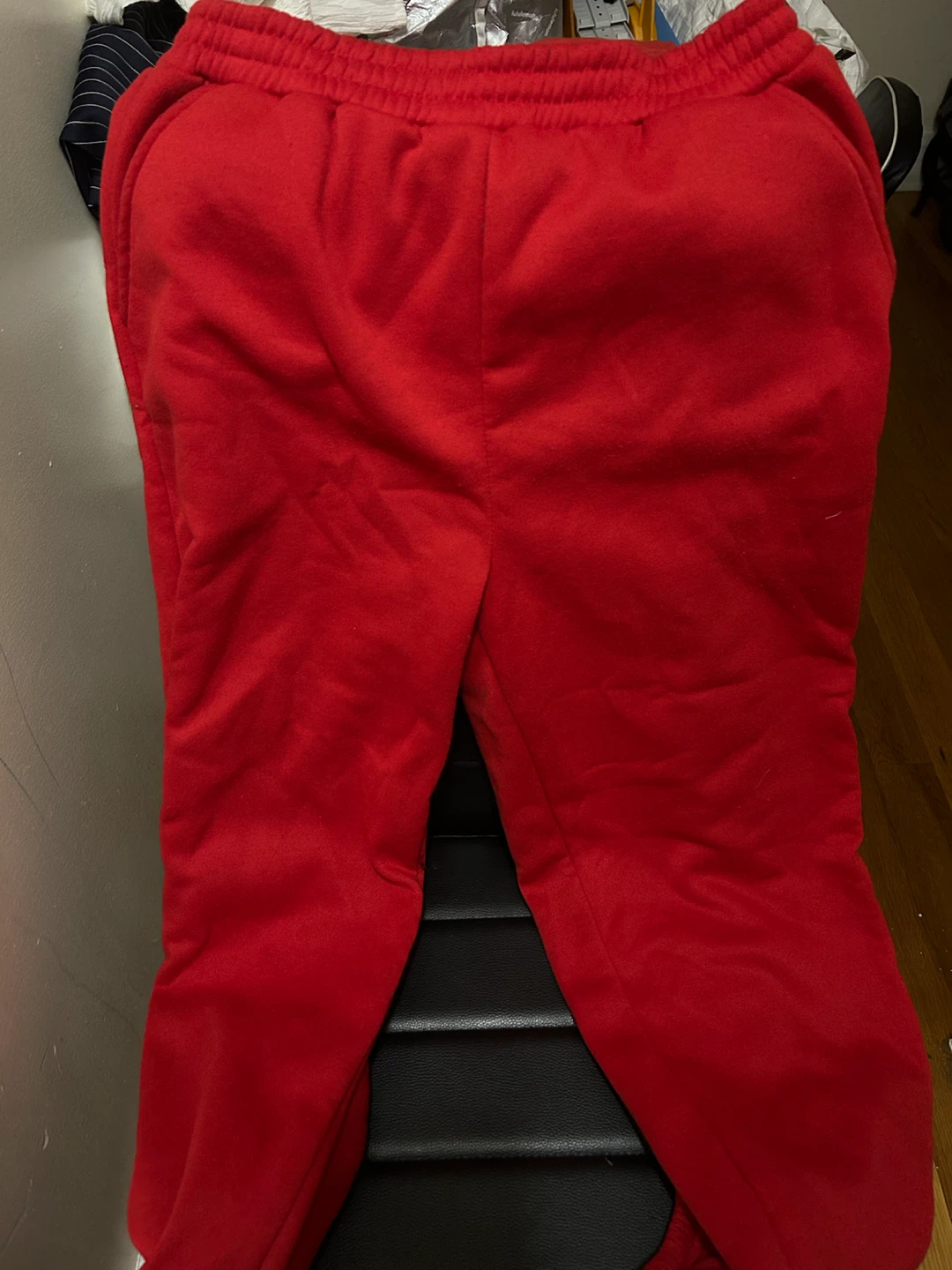 SHEIN Red Sweatpants Size L