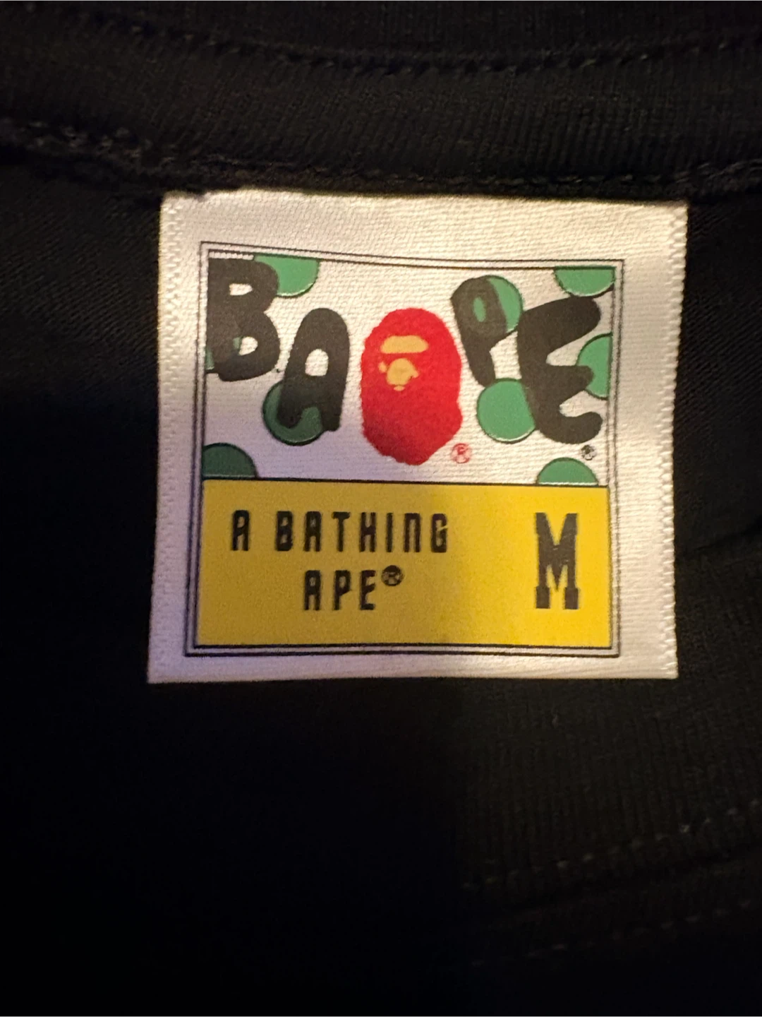 A Bathing Ape T-Shirt Cherry Blossom Graphic Black Size M - photo 3