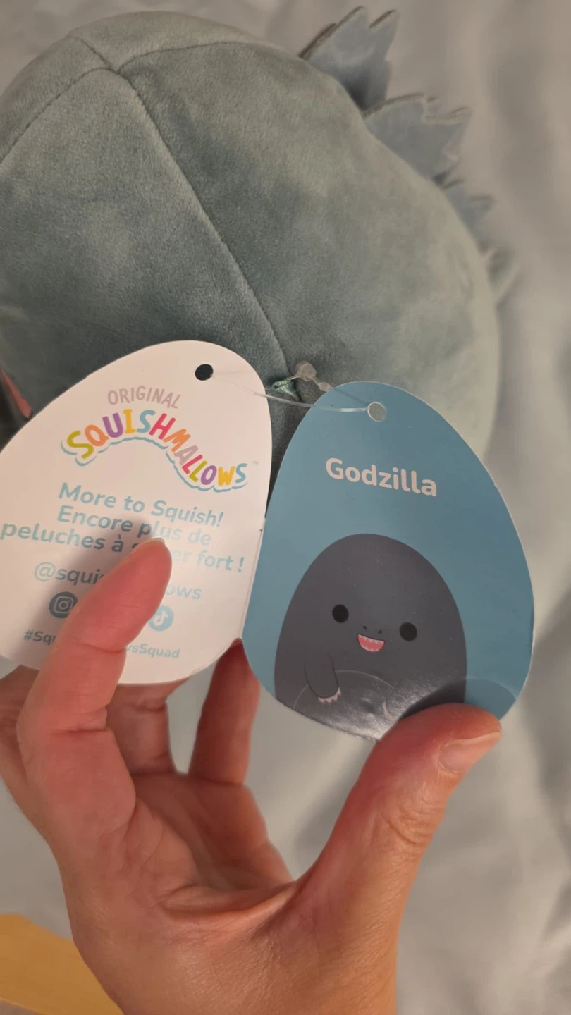 Squishmallows Godzilla and Mechagodzilla Plush Toys - photo 2